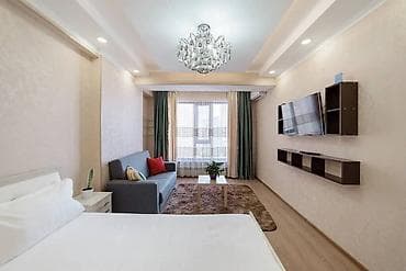 ищу квартиру в районе кызыл аскер: 1 комната, 42 м², Элитка, 8 этаж, Евроремонт — 3