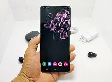 10x: Samsung Galaxy S20 Ultra, Б/у, 128 ГБ, цвет - Черный, 1 SIM, 2 SIM — 10
