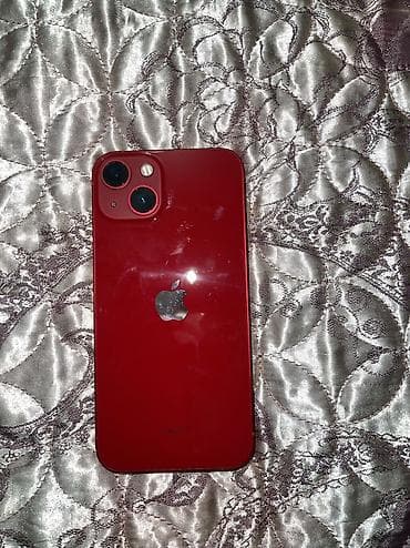 mi not 4: IPhone 13, Б/у, 128 ГБ, Красный, Чехол, 91 % — 6
