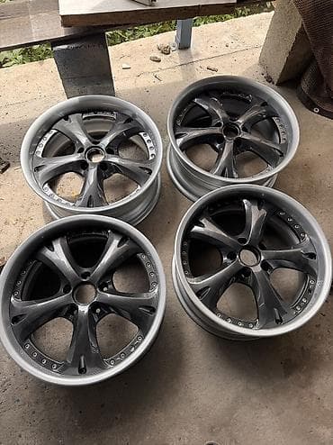 bbs rs: Литые Диски R 18 Work, Комплект, отверстий - 5, Б/у — 1