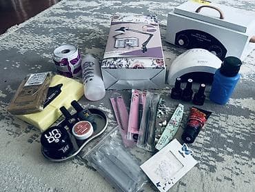 Профессиональный набор для маникюра и наращивания ногтей Комплектация lalafo.kg да Профессиональный набор для маникюра и наращивания ногтей Комплектация