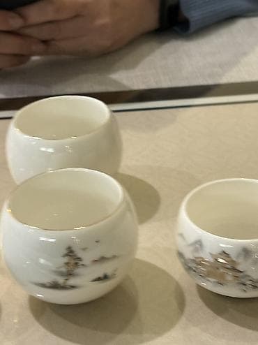 red centr: Оригинал новые фарфор фирменн Китай чайные 6 шт д/я специй приправ — 2