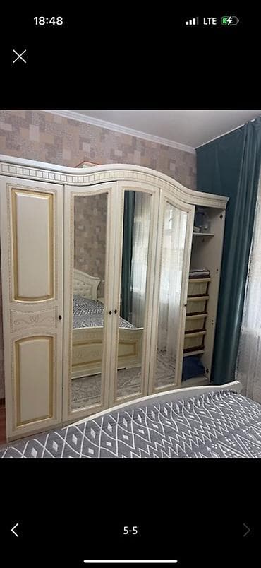 антикварная мебель: Спальный гарнитур в классическом стиле, цвет слоновая кость с — 5