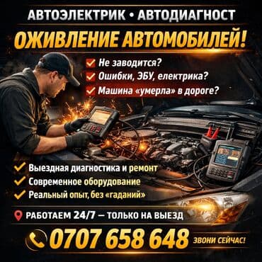 электро мобилы: Автоэлектрик-диагност-моторист. Специалист по оживлению авто. Выездная — 1