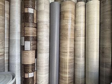 Линолеум в рулонах — большой выбор декоров под дерево и плитку. -