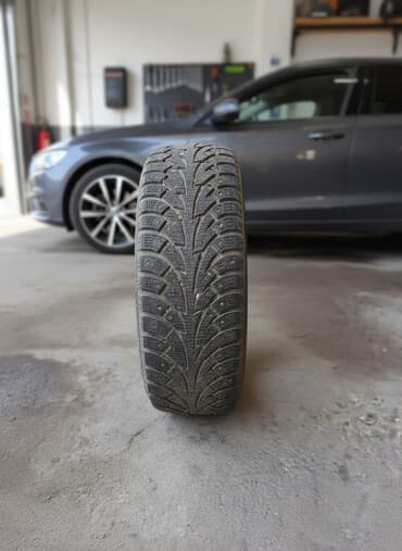 Шиналар жана дисктер: Шиналар 195 / 65 / R 15, Winter stud, Жеңил унаалар, Hankook — 1