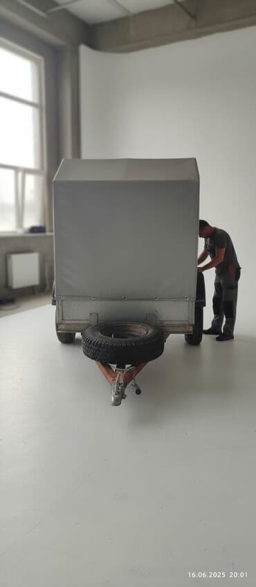 купить прицеп на легковую машину бу: Продам прицеп легковой, одноосный, тентовка, электрика вся новая — 1