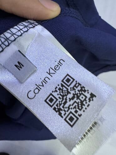брендовые мужские спортивные костюмы из турции: Мужская футболка, S, M, L, Calvin Klein, Новый, цвет - Синий, Самовывоз — 3