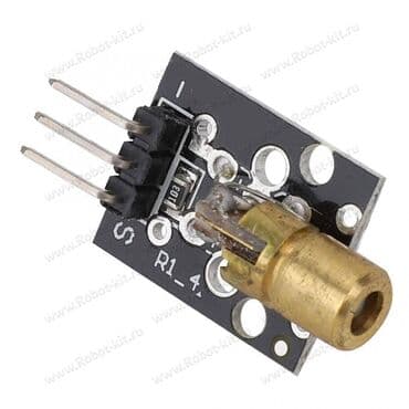 Модуль лазерного датчика KY - 008, рабочее напряжение 5В, выходная at lalafo.kg Модуль лазерного датчика KY - 008, рабочее напряжение 5В, выходная