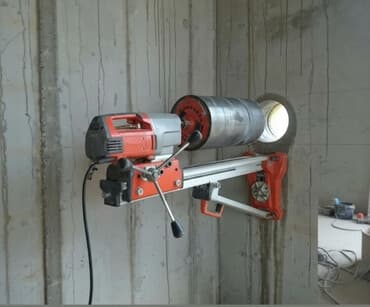 услуги установка межкомнатных дверей: Алмазное сверление Больше 6 лет опыта — 1