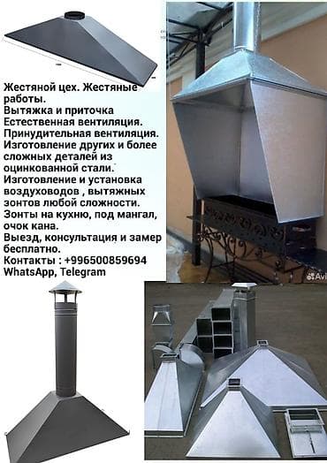 Жестяные работы, Вентиляция, Изготовление изделий, Листогиб