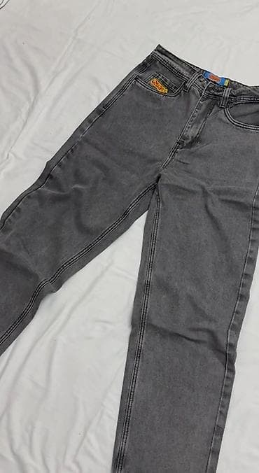 мужские жынсы: Мужские джинсы, Новый, цвет - Черный, Бесплатная доставка — 1