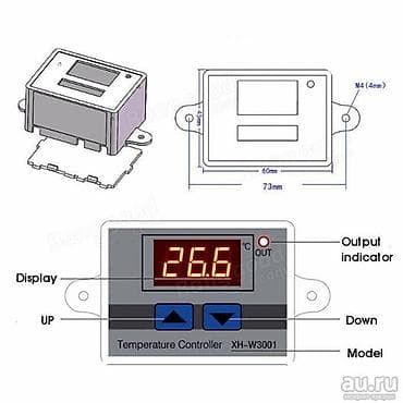 Услуги ветеринара: Контроллер для инкубатора XH-W3001 и 30002 на 12 вольт и 220 вольт — 3