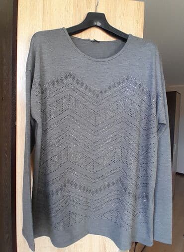 тёплая кофт кардиган: Кофта, Оверсайз, Осень-весна, L — 2