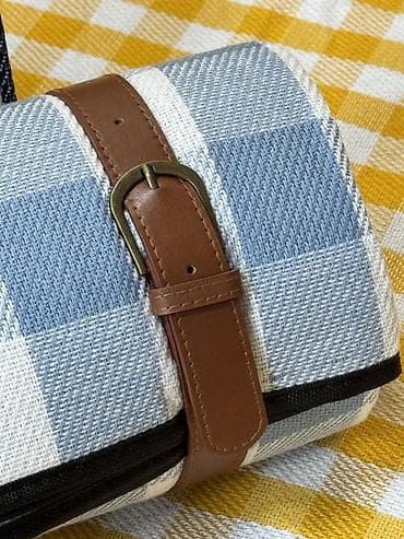 пляжное покрывало: Пикниковый коврик складной с ремнями - Верх: плотная ткань с — 2