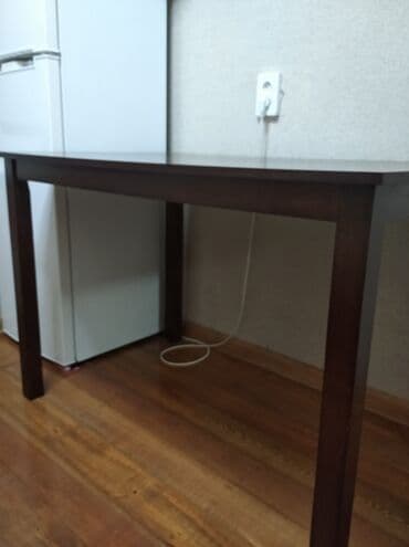 купить стол на колесиках: Обеденный прямоугольный стол 7000 сом. Стол лёгкий и в хорошем — 3