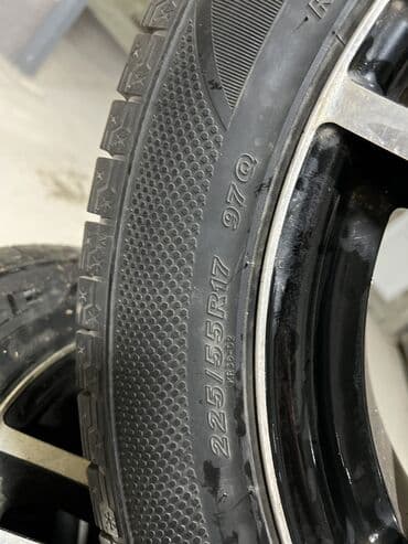 зимние шины на матиз: Колеса в сборе R 17, Зима, Б/у, Комплект, Легковые, Литые, отверстий - 5 — 4