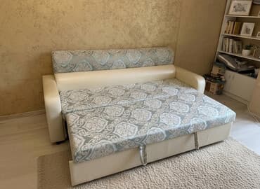 бу мебель для дома: Раскладной диван, Б/у — 1