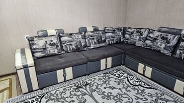 Шкафы: Угловой диван, C подушками — 1