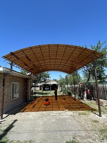 Все для дома и сада: Навес, Арочный, Металл, Другой материал, Новый, Установка — 4