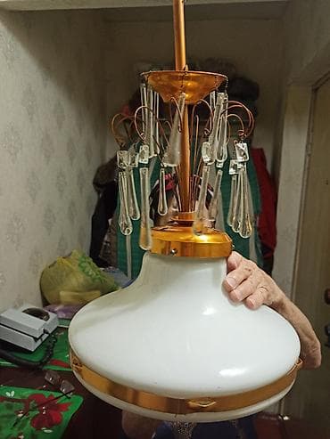 Люстры: Продается потолочная люстра б/у в хорошем состоянии нигде нет сколов — 1