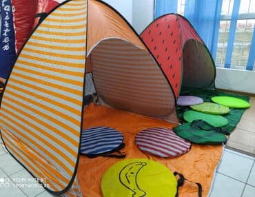 палатка туристическая: Туристические 2-4-5 местные палатки. Автоматический и ручной механизм — 1