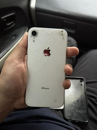 айфон х битый: IPhone Xr, Белый, Чехол — 2