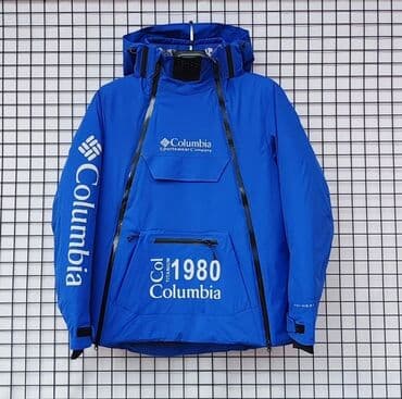 Мужская куртка, M, L, XL, Columbia, Новый, цвет - Синий, Самовывоз, Платная доставка