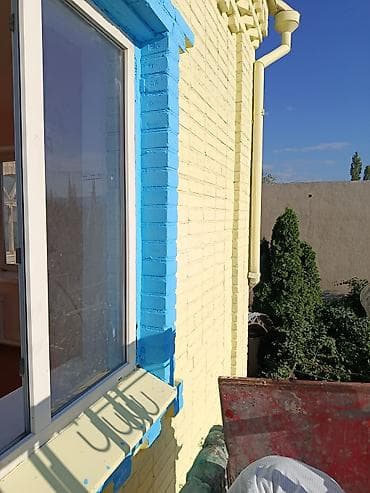 стена краска: Покраска фасадов и наружных элементов зданий Профессиональные — 3
