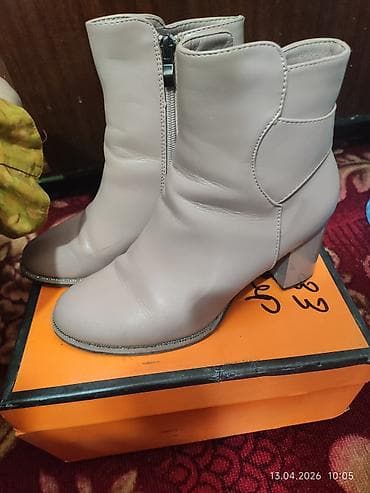 Женские ботильоны - Материал: мягкая гладкая кожа (верх и подкладка