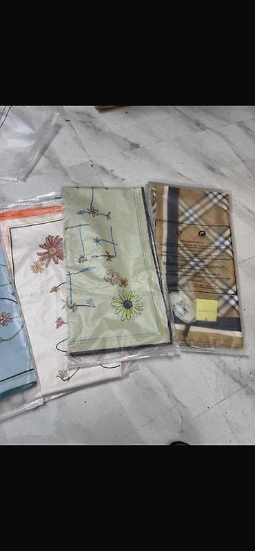 шифоновые шарфы: Платок, Шелк, С узорами — 3