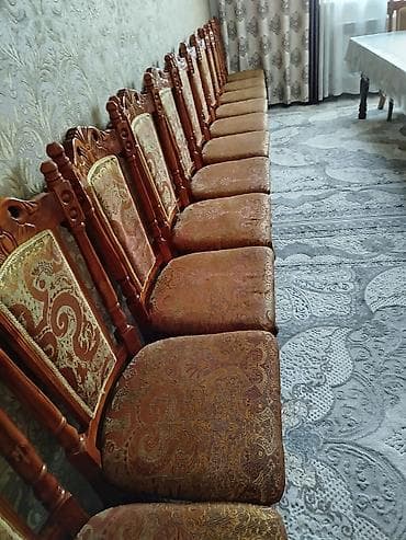 капютерный стол: Стол и стул для зала, Самовывоз, цвет - Коричневый — 3