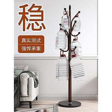 Вешалки: Напольная вешалка-стойка для одежды - Тип: напольная, с круглым — 2