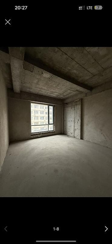 1 комната, 53 м², Асанбай мкр Элитка, 8 этаж, ПСО (под самоотделку) — 1