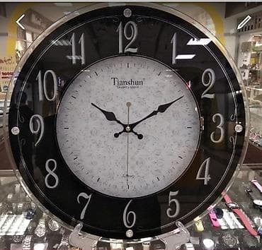 домашние часы: Tianshaun. Настенные часы. Стеклянные!. Безшумный механизм. С — 1