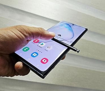 Техника жана электроника: Samsung Note 10 Plus, Колдонулган, 256 ГБ, түсү - Кара, 1 SIM — 7
