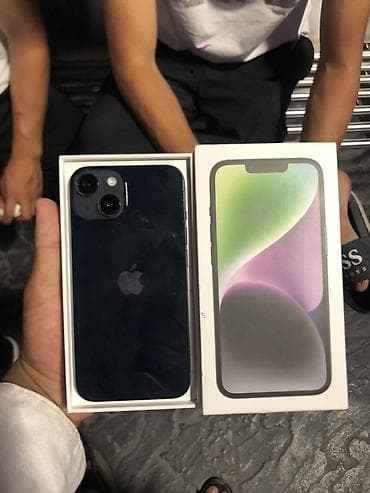 pixel 8a: IPhone 14, Б/у, 128 ГБ, Midnight, Кабель, 83 % — 2