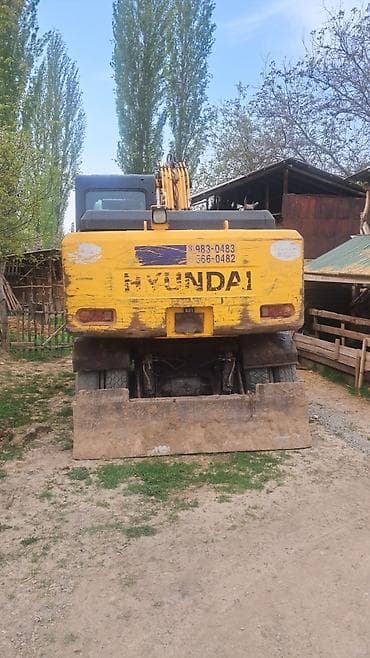 мини экскуатор: Экскаватор, Hyundai, 2008 г., Колесный — 3