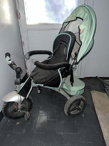 4 mom: Детский велосипед, 3-колесный, 3 - 4 года, Б/у — 1