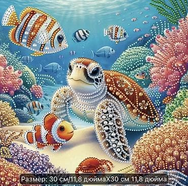 маска кальмара: Набор для алмазной вышивки 5D «Осьминог» 💎 500с Попугай 🦜500с — 2