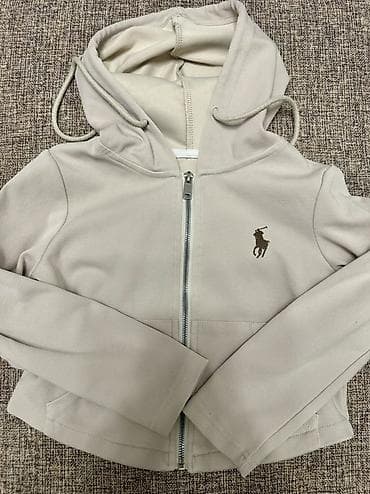 second hand: Продаю Спортивный костюм (джоггер + худи) в бежевом цвете. Для девочки — 1