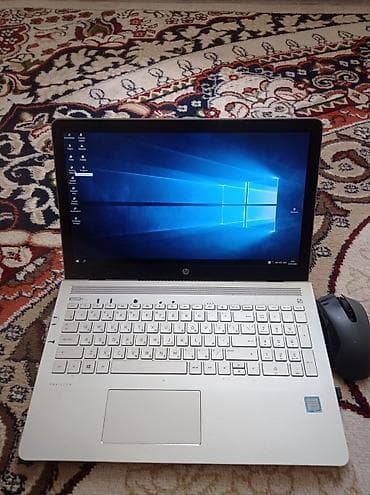игровой ноутубк: HP Pavilion 15 – тонкий серебристый ноутбук с экраном и — 1