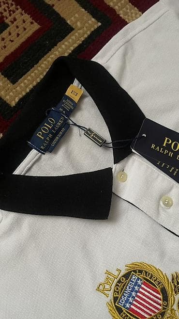 tech fleese: Мужская футболка, S, Polo Ralph Lauren, Новый, цвет - Белый, Платная доставка, Самовывоз — 2