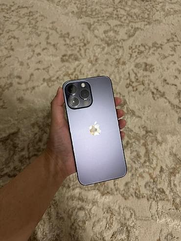 aoc 24g2: IPhone 14 Pro Max, 256 ГБ, Deep Purple, Чехол, 81 % — 3