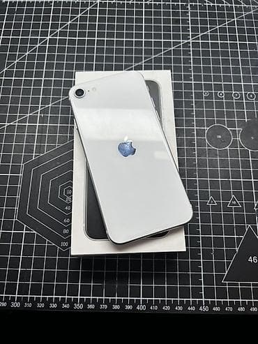 8 plus: IPhone SE 2020, Б/у, 128 ГБ, Белый, Коробка — 2