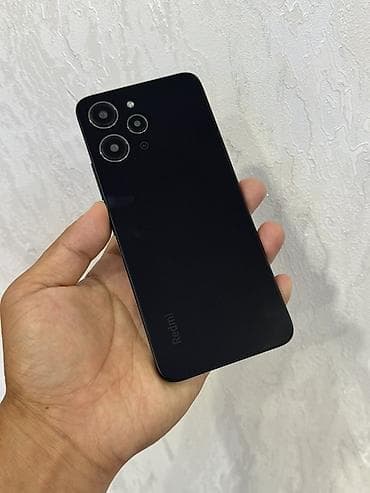 Redmi, Redmi 12, Б/у, 256 ГБ, цвет - Черный, 2 SIM