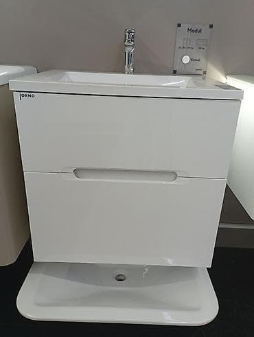 solutions elementary: Комплект для ванной Jorno Raval Modul 65, белый - Подвесная тумба — 2