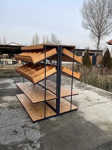 витринна: Витрина Для продуктов, Лофт, 180 см * 200 см * 60 см, Новый — 9