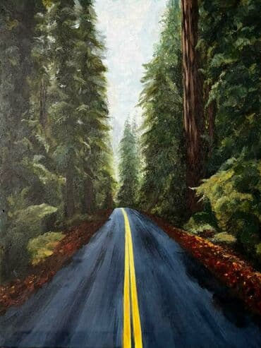 рамка для фото: Картина Лесная дорога после дождя
Материал акрил, холст 30×40 — 1