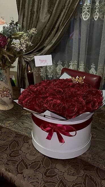 искусственные пальмы: Атласные букет💐, ручной работы💅 мы делаем их по индивидуальному заказу — 1